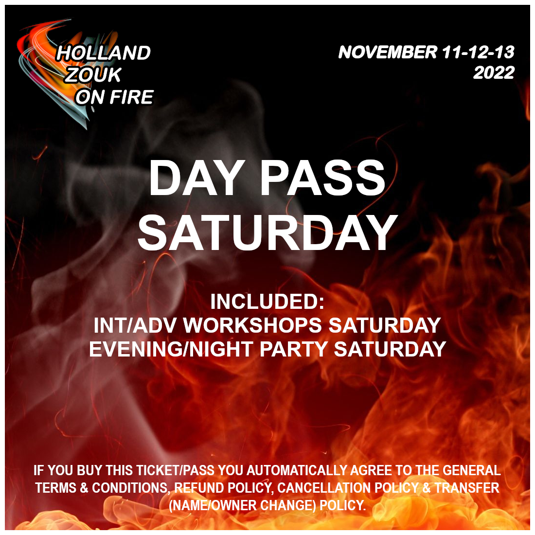 DAY PASS SATURDAY