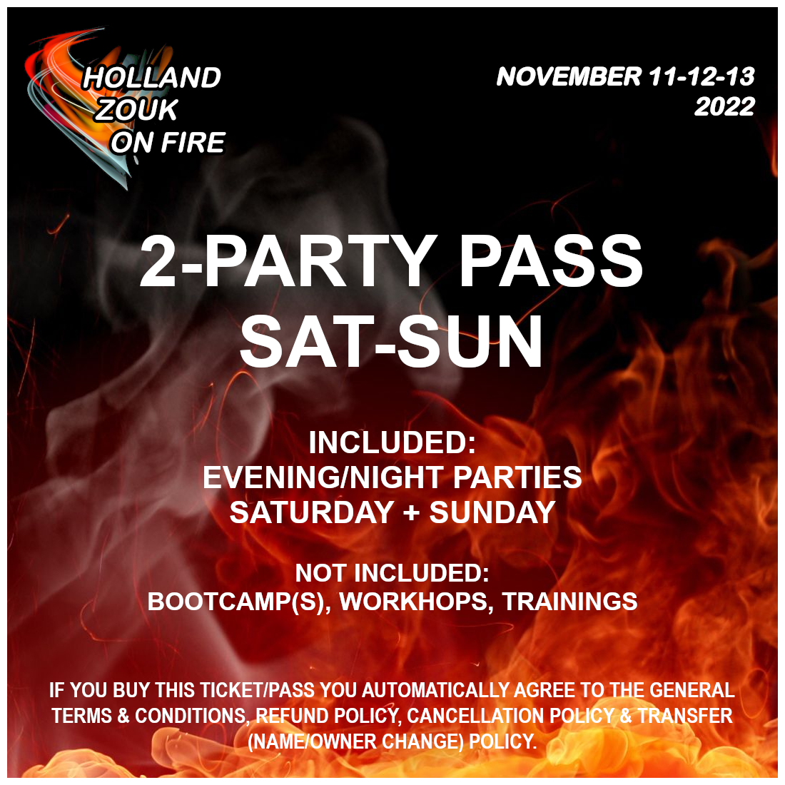 2-PARTY PASS SAT-SUN