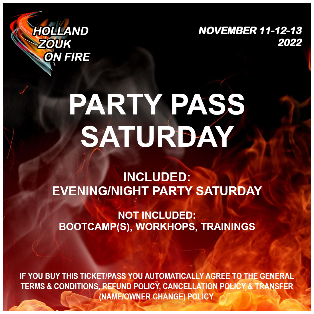 PARTY PASS SATURDAY